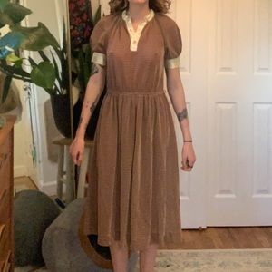 super vintage YL2 midi dress